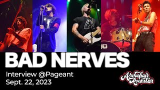 Bad Nerves Interview with Bobby Nerves & Jon Poulton - The Pageant - St. Louis - Sept. 22, 2023