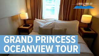 Grand Princess Oceanview P246 Room Tour
