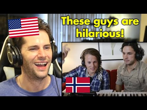American Reacts to Ylvis - The Intelevator (Episode 1)