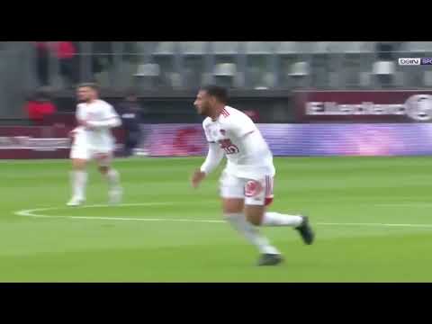 هدف يوسف بلايلي اليوم مع بريست ضد ماتز   but youcef belaili aujourdhui"#belaili