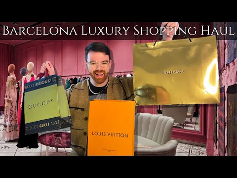 Barcelona Luxury Shopping Unboxing | Gucci, Balenciaga, Louis Vuitton Haul