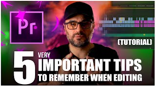 5 SIMPLE Tips For Better/Quicker EDITING - Adobe Premiere Tutorial