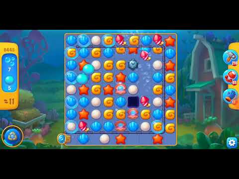 Fishdom. 8445 level no boosters and diamonds. 21 move