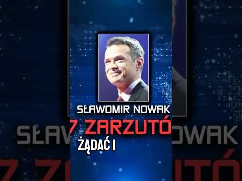 Sprawa korupcyjna byłego ministra Sławomira Nowaka