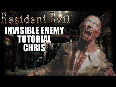 Resident Evil Remake Invisible Enemy Mode Walkthrough - Chris Full Tutorial
