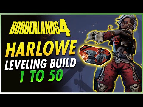 Borderlands 4 - NEW Best Harlowe Build For Leveling + End Game! INSANE Damage Guide