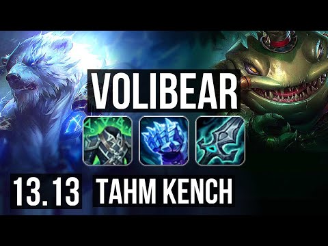 VOLIBEAR vs TAHM KENCH (TOP) | 700+ games, 1/2/11 | EUW Master | 13.13
