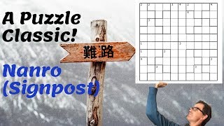A Puzzle Classic: Nanro (Signpost)