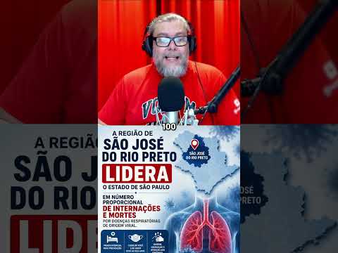 Rio Preto: Alerta de Doenças Respiratórias e Mortes #shorts