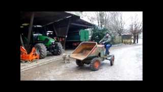 Jesper heltzen holding med Dumper ved Tjele