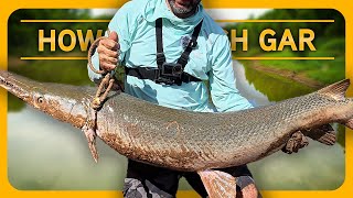 How I catch Alligator Gar, Tips and Techniques
