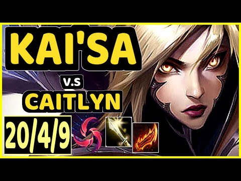 INNAXE (KAI'SA) vs CAITLYN - 20/4/9 KDA BOTTOM ADC CHALLENGER GAMEPLAY - EUW