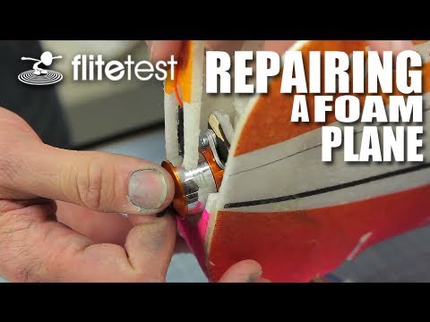 Flite Test - Repairing A Foam Plane - FLITE TIP
