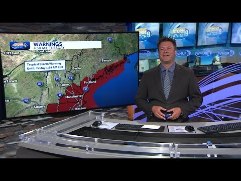 Watch: Tropical storm warning in effect for parts of the state