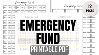 Emergency Fund Printable PDF