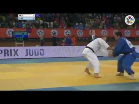 Judo Grand-Prix Samsun 2013: Nyam-Ochir SAINJARGAL (MGL) - Hasan VANLIOGLU (TUR) Semi Final [-73kg]