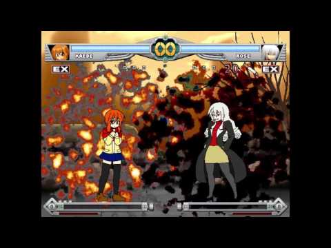 REQUIEM FINAL 0.8 - Kaede vs. Rose special intro (bonus combo)