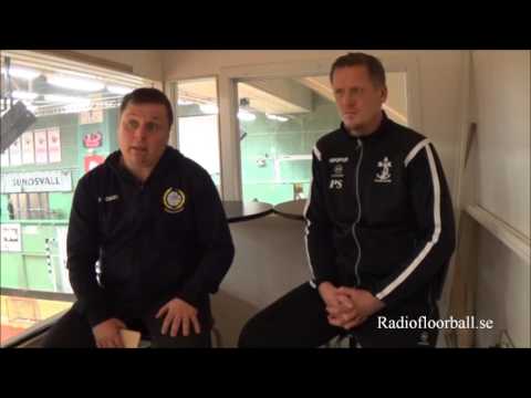 Intervju mellan båda tränarna direkt efter matchen Ankarsvik BK -  IBK sundsvall