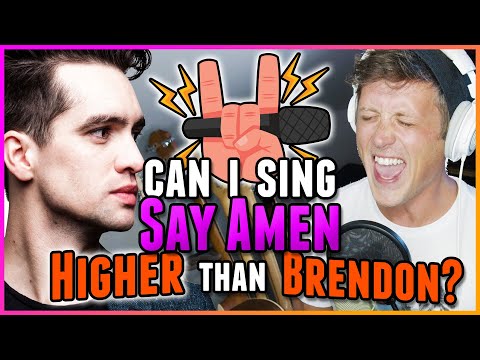 HIGH NOTE CHALLENGE: Can I Sing "Say Amen (Saturday Night)" HIGHER than Panic! at the Disco?