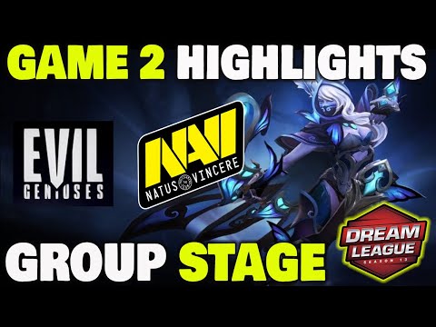 EVIL GENIUSES VS NAVI GAME 2 DreamLeague Season 13: The Leipzig Major