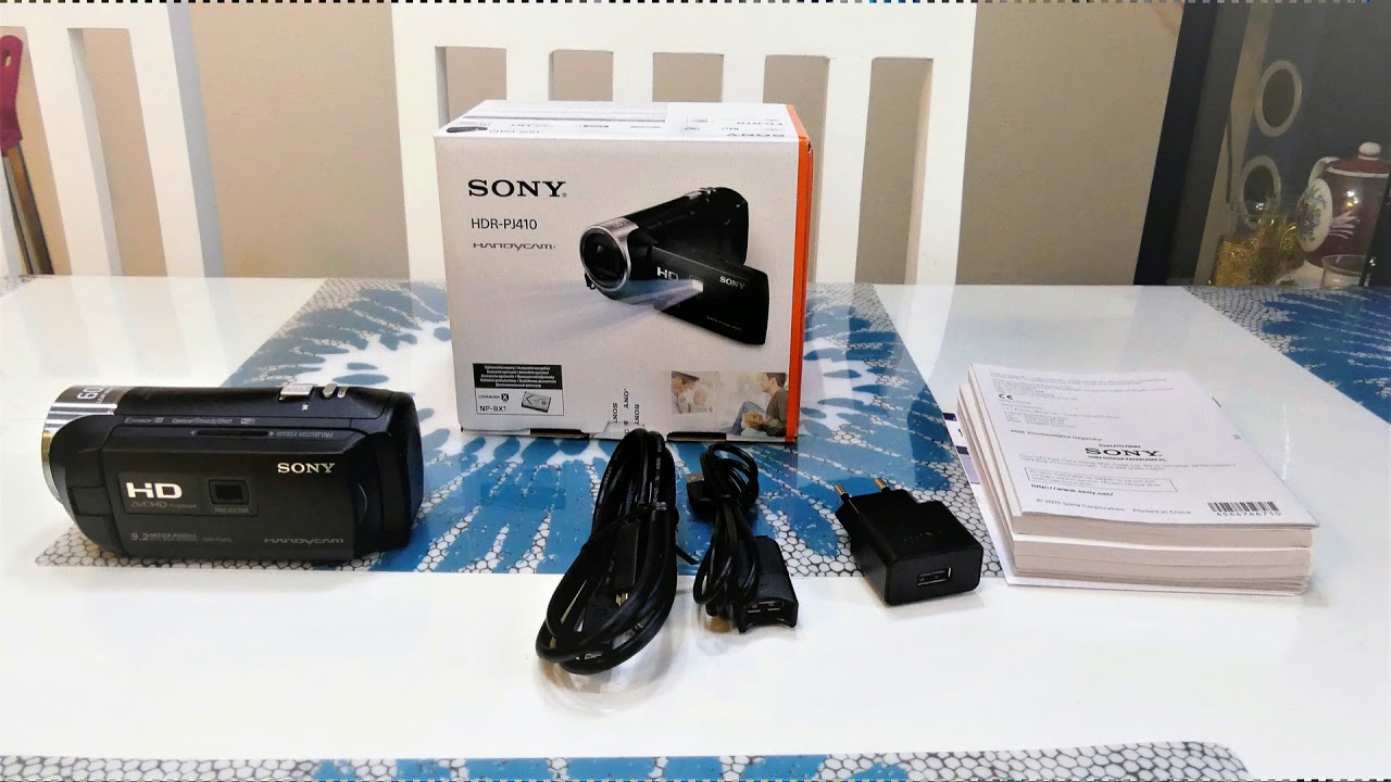 Sony HDR-PJ410 Camcorder Unboxing（同類替補：PJ 系列入門款 PJ410 vs PJ440 功能相近）