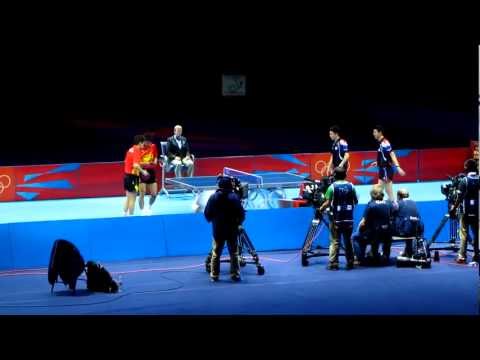 Mens Team Table Tennis Gold Medal Winning Points