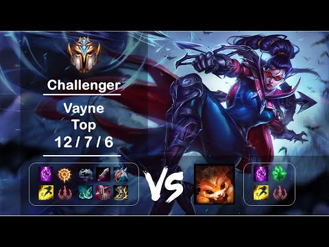 KR Challenger Top Vayne vs Gnar Ep.1916