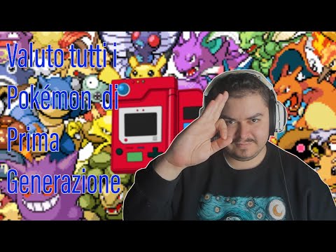Valuto tutti i Pokémon di Prima Generazione