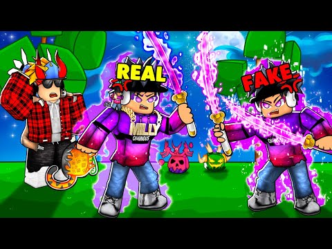 I Found A FAKE YouTuber SCAMMING People.. SO I Did THIS! (ROBLOX BLOX FRUIT)
