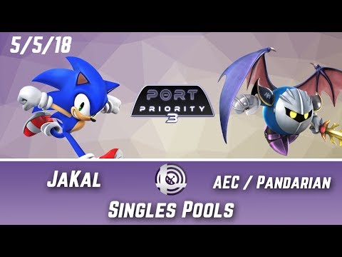 Port Priority 3 - JaKal (Sonic) Vs. AEC | Pandarian (Meta Knight) - Singles Pools