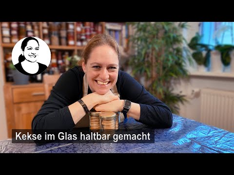 Kekse im Glas haltbar gemacht
