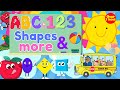 ABC 123 SONGS FOR KIDS COLORS SHAPES AND MORE ABCtv 123tv Children 6 Alphabet Song 34 Videos