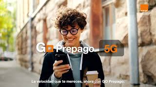 Orange Velocidad asegurada con Orange Prepago 5G anuncio