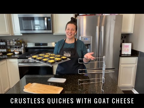 🌟Easy Crustless Quiches with Goat Cheese🌱