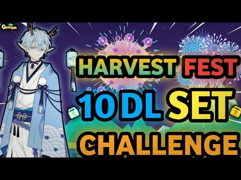 SPECIAL 10 DLS HARVEST FEST 2022 SET CHALLENGE (NEW SET!!) | Growtopia - Set Challenge #392