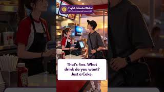 🍔 Ordering Fast Food in English Chicken Sandwich Combo Conversation