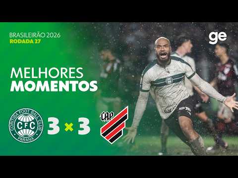Gols e melhores lances de Coritiba x Athletico Paranaense