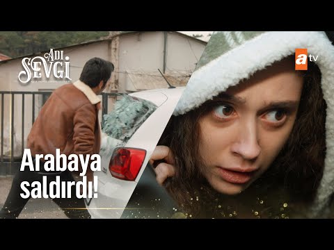 Volkan arabanın camlarını patlatıp Zeynep'i aldı! - Adı Sevgi 1. Bölüm