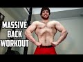 High Volume Bodybuilding Back Workout