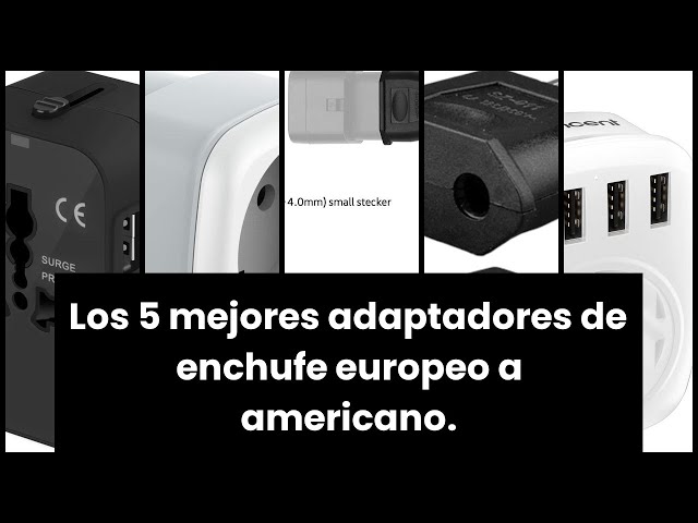Vídeo relacionado con Aukru 3X Adaptador EU EU Europa ESPAÑA a EE.UU/Americano/US/China/Japón/Canadá/México Blanco