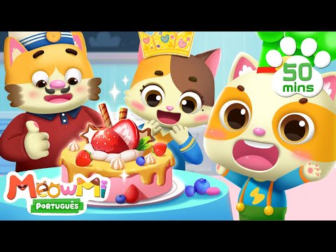 🐱 Show da Família Gato - Bebê Timi Faz uma Festa Surpresa para a Mamãe! 🎂