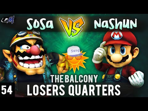 PM @ the Balcony 54 - Losers Quarters ft. R3 |Sosa (Wario) VS Nashun (Mario)