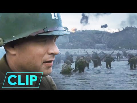 Saving Private Ryan (1998) | Storming Omaha Beach on D-Day | Tom Hanks, Matt Damon