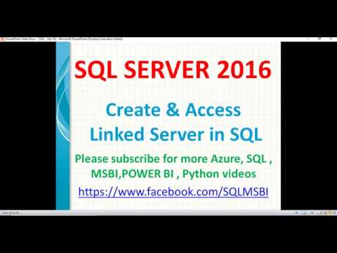 Learn Create Linked Servers in SQL Server | sql server linked server ...
