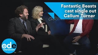 Fantastic Beasts cast single out Callum Turner over one-word answers video