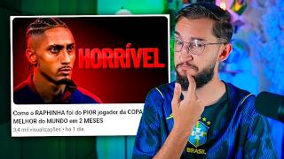 Como o RAPHINHA foi do PIOR jogador da COPA a MELHOR do MUNDO em 2 MESES