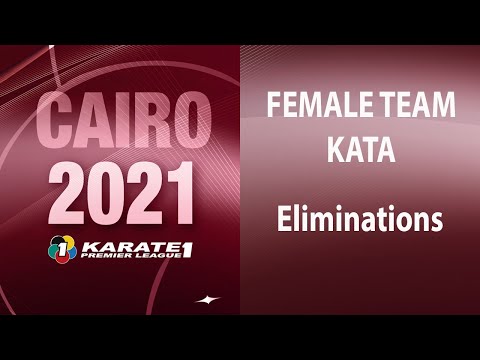 Karate1 Premier League Cairo | Female Team Kata - Pool 1 | WORLD KARATE FEDERATION