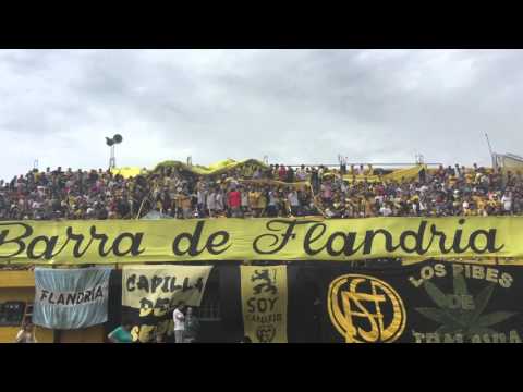 "La 14 esta re loca, hoy no podemos perder" Barra: La Barra de Flandria &bull; Club: Flandria