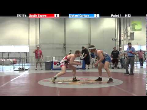 Men 84 KG / 185 lbs - Austin Severn vs. Richard Carlson