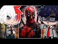 Class 1A React To Deku As DeadPool MHA TikToks